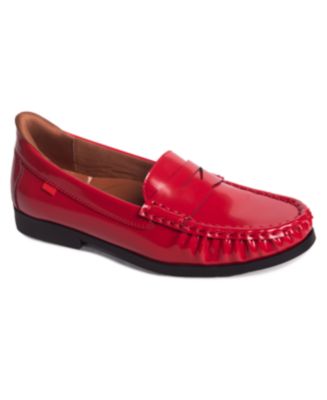 Boss Men\'s Vibrant patent leather Red Loafers pre-loved size (13) men’s smoking-slippers-amali-  main image 3