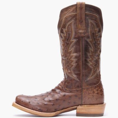 Men's PRCA Collection Full-Quill Ostrich Western Boot