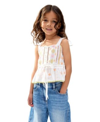 Penny Lace Insert All Over Embroidered Cami