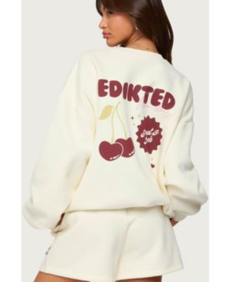 Womens Cherry Babe Sweatshirt
