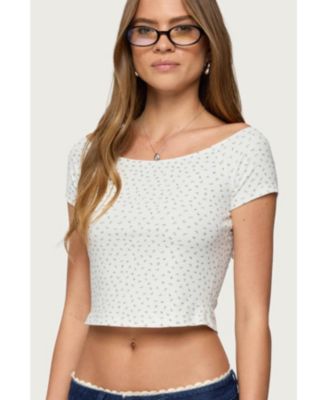 Women's Perry Floral Boat Neck Top