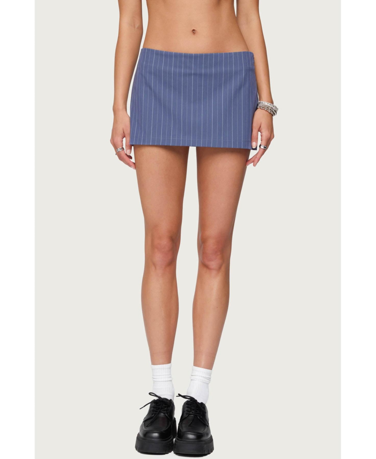 Women's Frankey Pinstripe Mini Skort - Blue