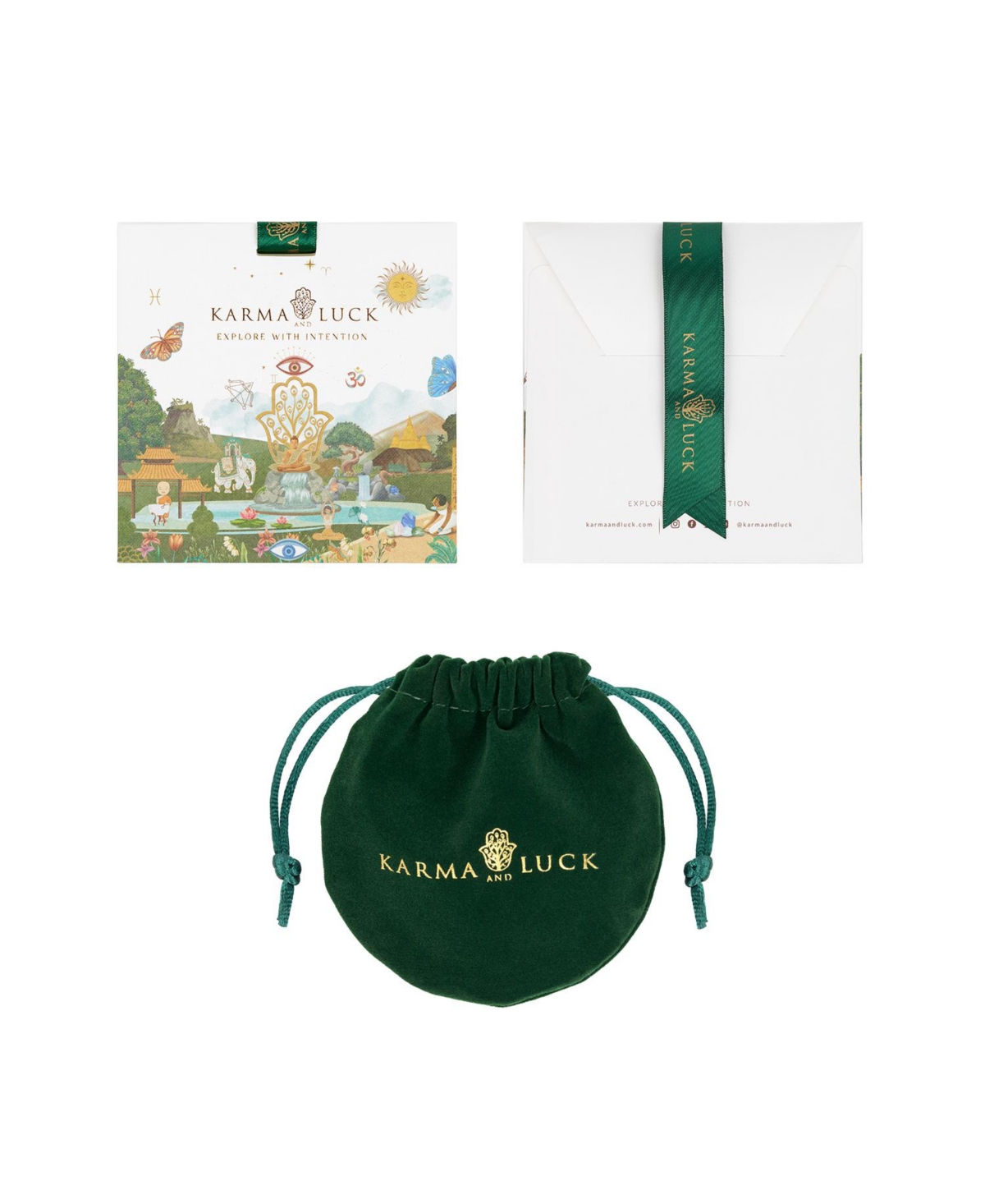 Karma and Luck Soothing Vibes Turquoise Evil Eye December Birthstone Necklace