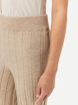 Women's Textured Knit Cashmere Pants