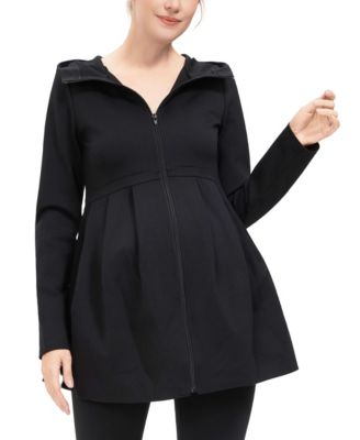 Maternity Sophia Fit & Flare Hooded Jacket