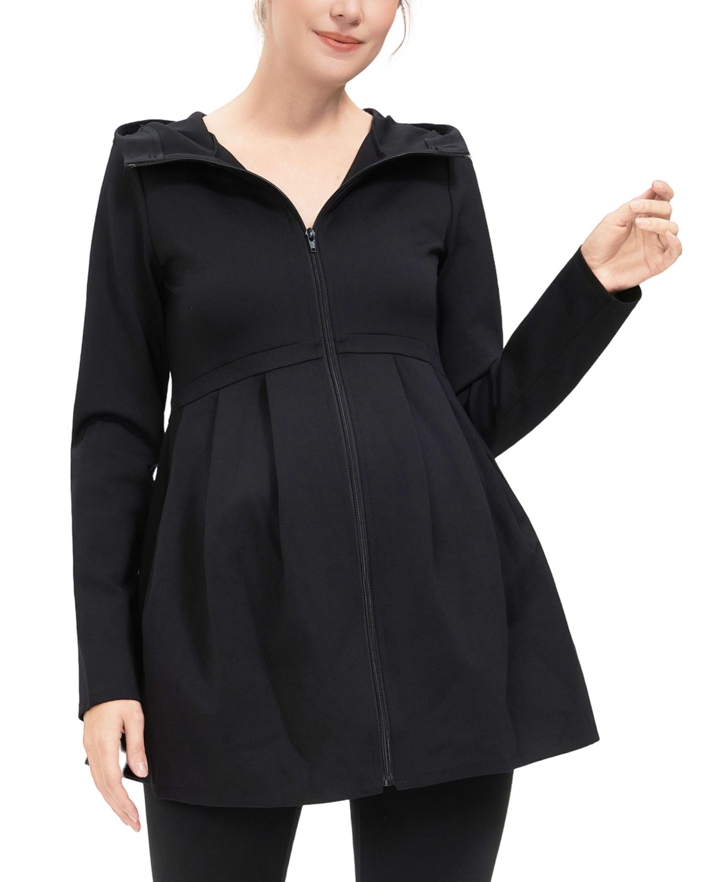 Женская куртка kimi + kai Maternity Sophia Fit & Flare Hooded — фото 1