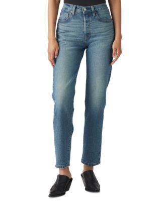 Women's 501 Original-Fit Cropped Straight-Leg Jeans