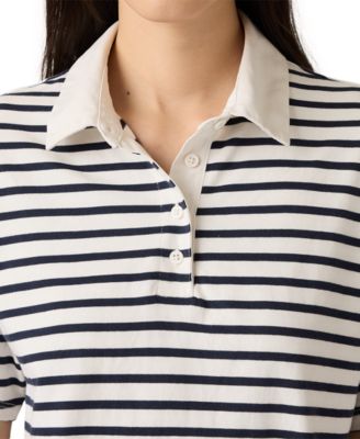 Women's Cotton Aries Rugby Polo Top