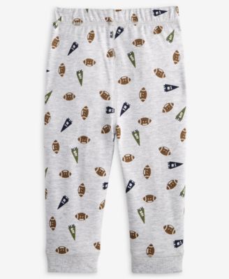 Baby Boys Mix and Match Football-Print Jogger Pants, Exclusively at Macy's