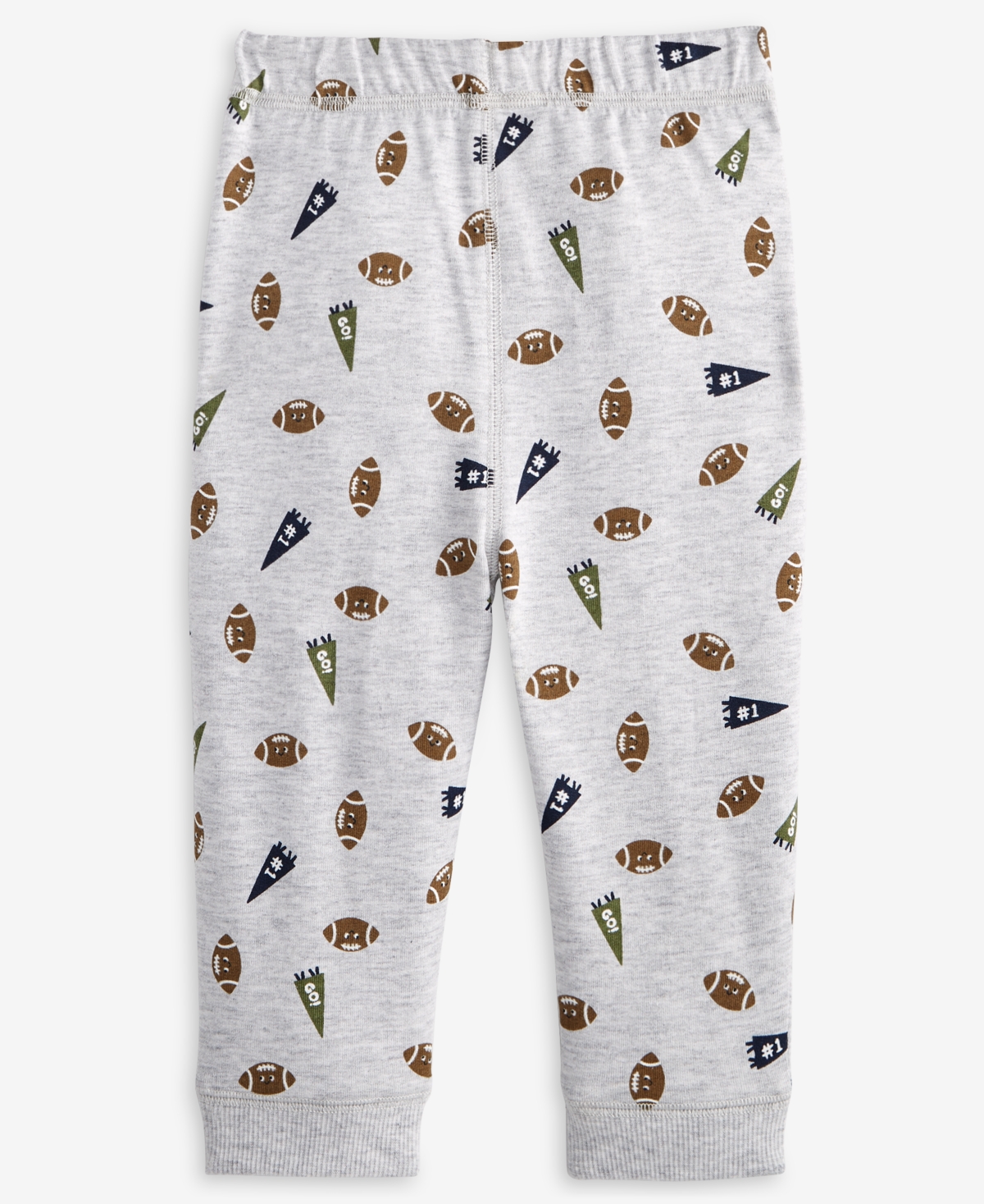 First Impressions Baby Boys Football-print Jogger Pants