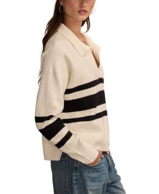 Women's Rugby Polo Long-Sleeve Sweater