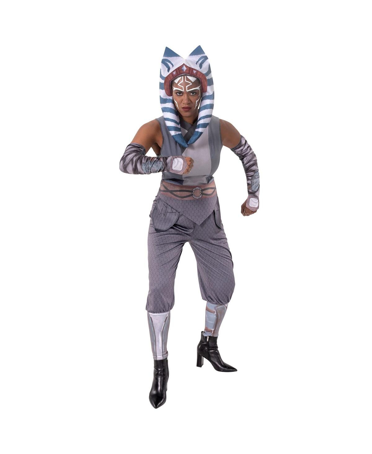 Women's Ahsoka Tano the Mandalorian Qualux Costume - Gray, Blue