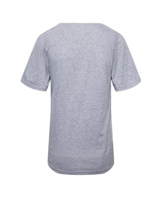 Women's Gray Cheerleaders Sweetheart Bow T-Shirt