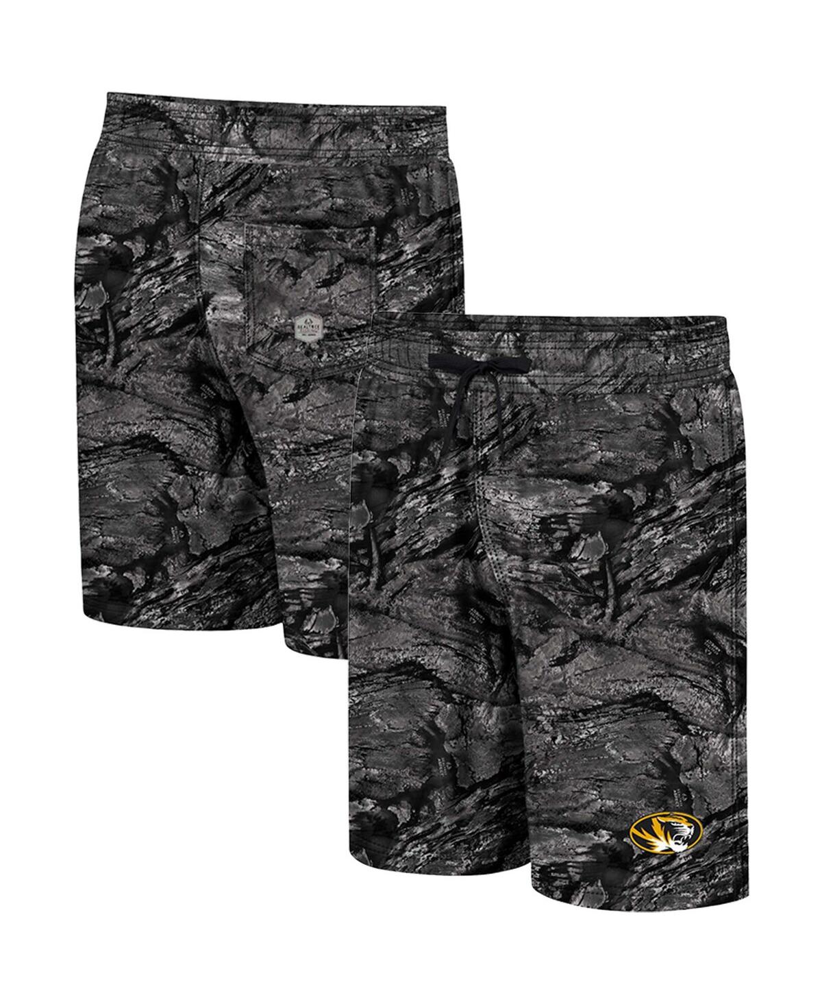 Men's Charcoal Missouri Tigers Real Tree Aspect Ohana Swim Shorts - Charcoal