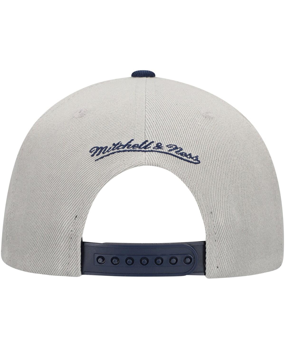 Mitchell & Ness Men's Gray Seattle Mariners Knock Out Panel Snapback Hat In Gray