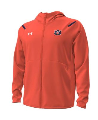 Men's Orange Auburn Tigers Unstoppable Performance Fleece Hoodie&nbsp;Half-Zip Jacket