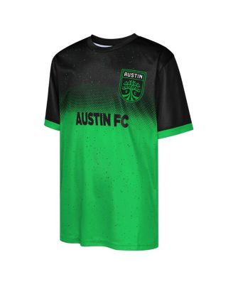Big Boys and Girls Black Austin FC Stalwart Defender T-Shirt