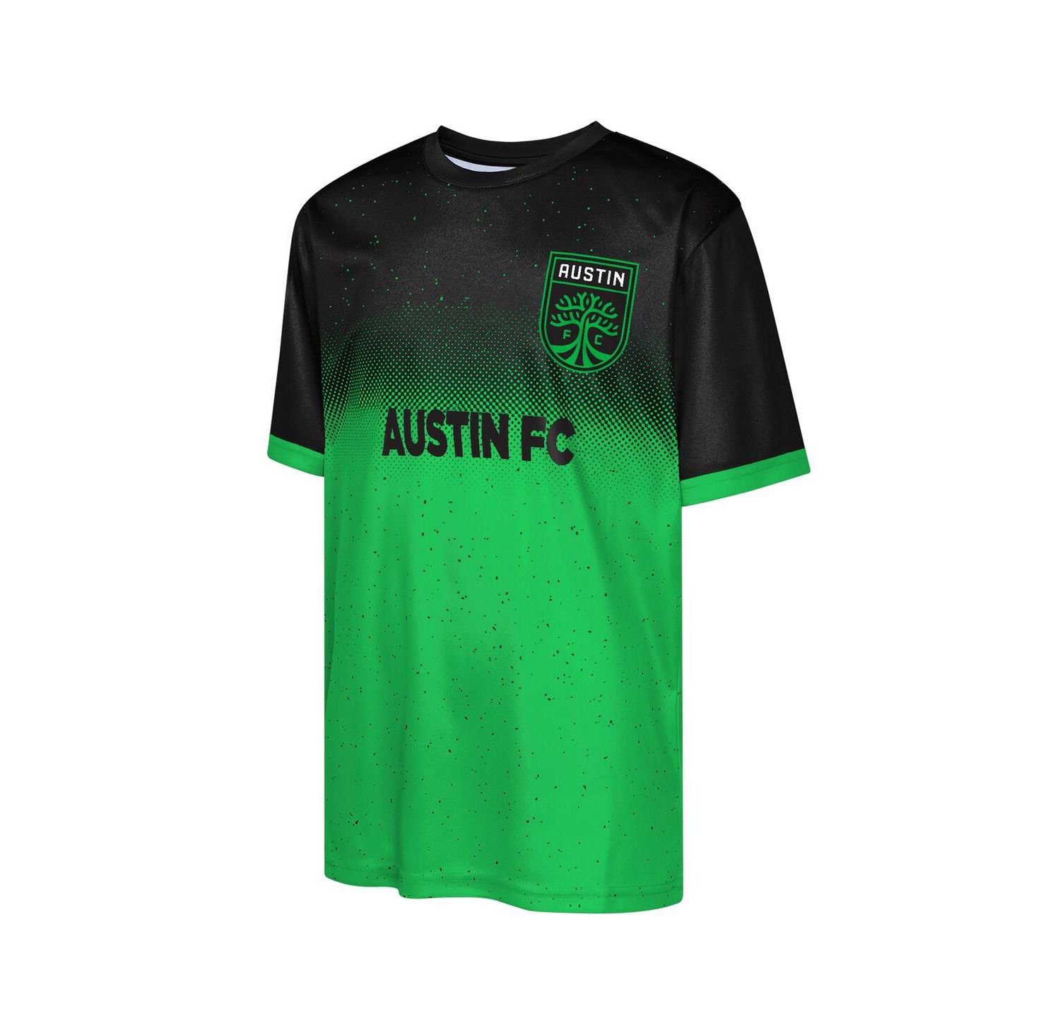 Big Boys and Girls Black Austin FC Stalwart Defender T-Shirt
