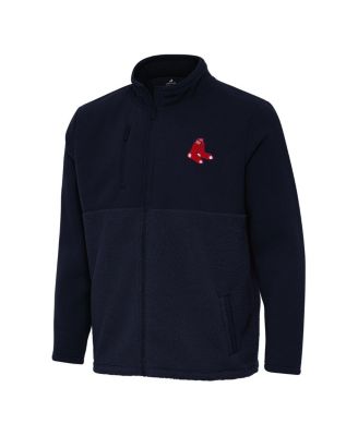 Antigua - Men's Navy Boston Red Sox Daily Fused Full-Zip Jacket