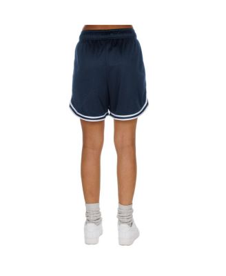 Women's Silver/Navy Dallas Cowboys Sport Classics Mesh Shorts