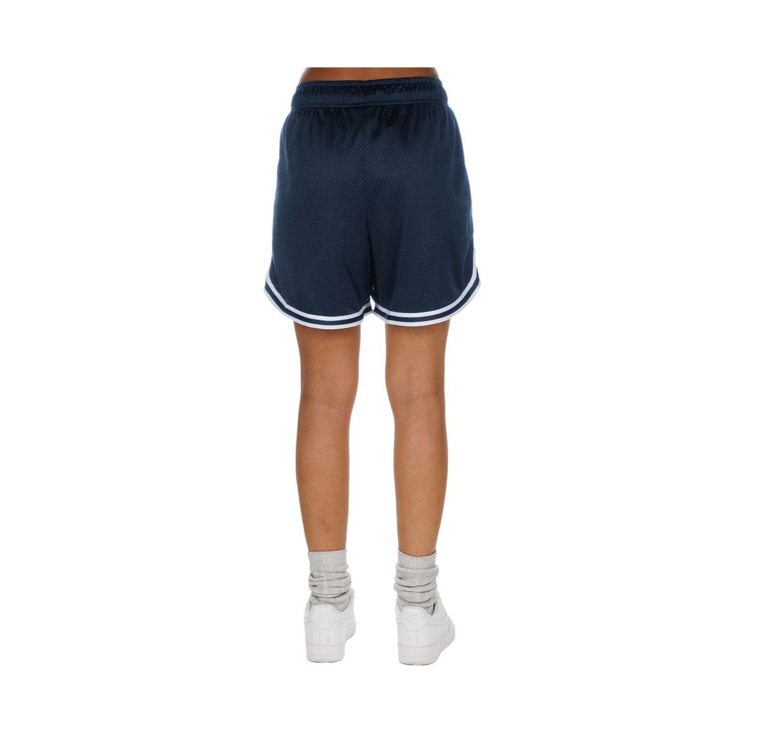Women's Silver/Navy Dallas Cowboys Sport Classics Mesh Shorts