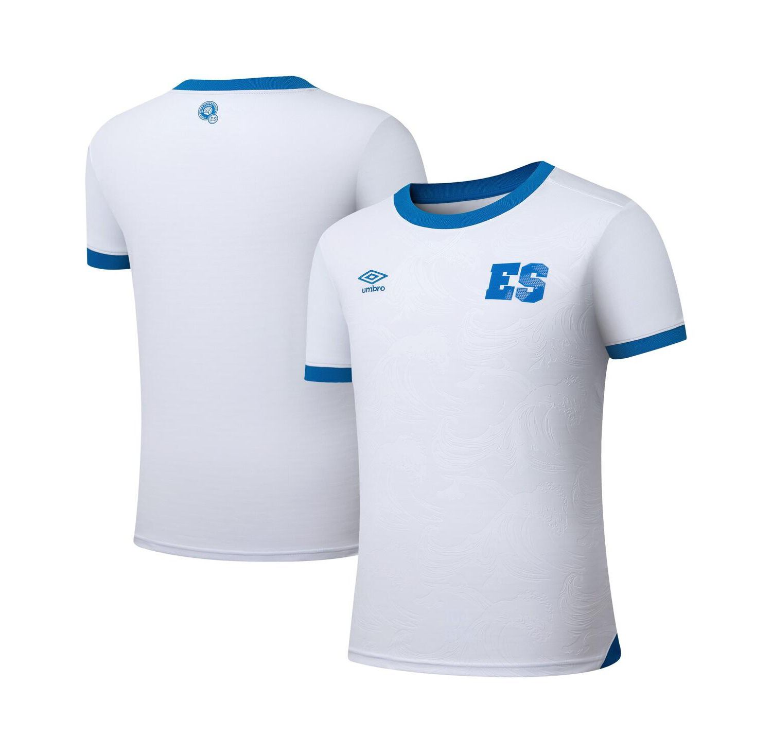 Big Boys and Girls White El Salvador National Team 2025 Away Replica Jersey