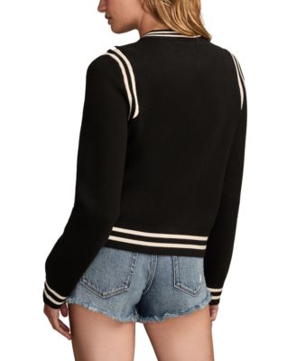Women's Zip-Up Long-Sleeve Bomber Jacket