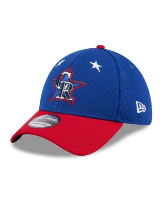 Men's Blue/Red Colorado Rockies 2025 MLB All-Star Game Workout 39THIRTY Flex Hat