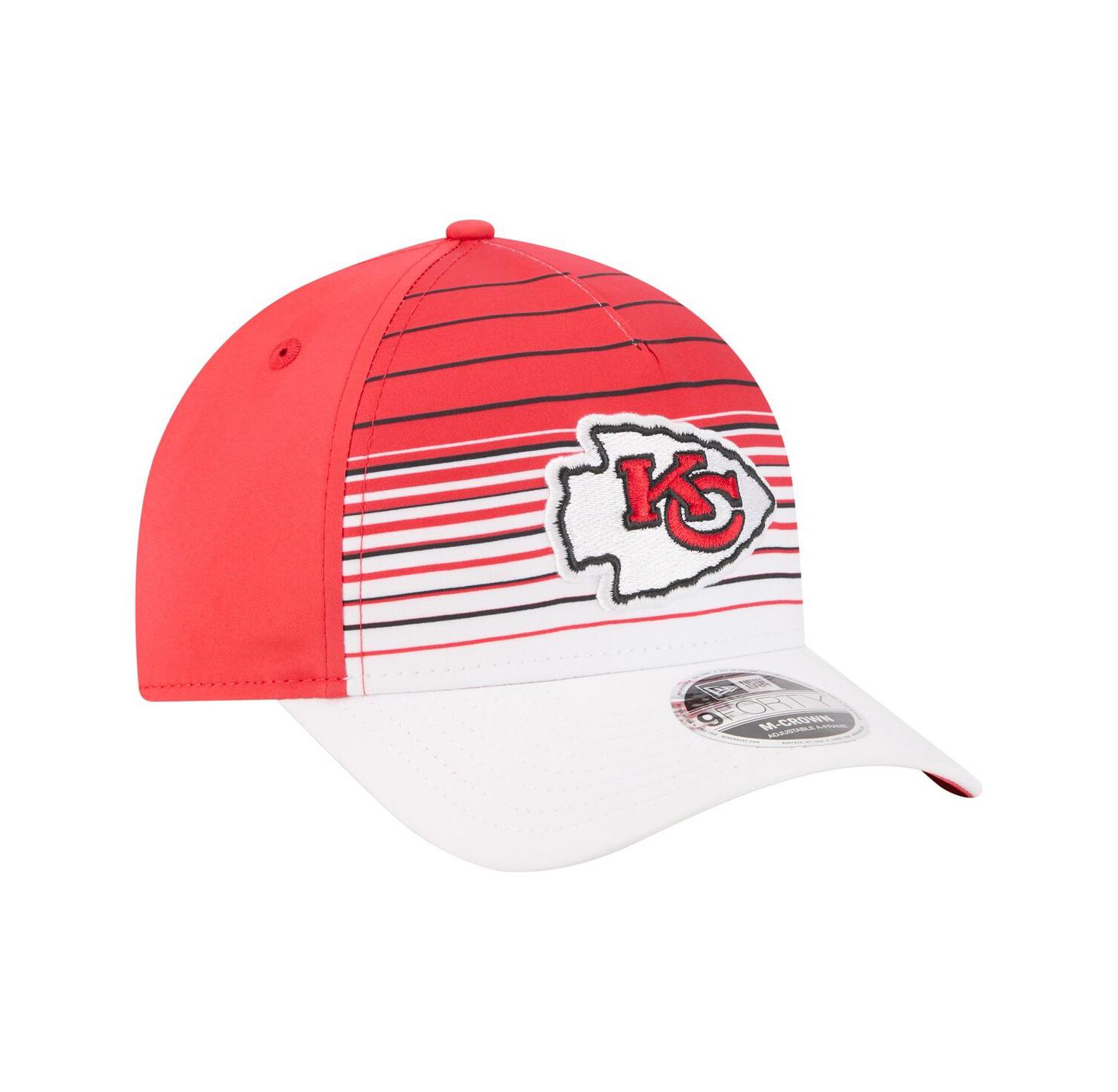 Men's White/Red Kansas City Chiefs Adventure Gradient 9FORTY M-Crown A-Frame Adjustable Hat