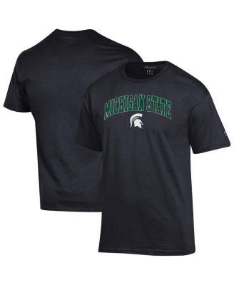 Champion - Men's&nbsp;Black Michigan State Spartans Arched Logo T-Shirt