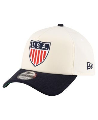 New Era - Men's Cream USMNT 1950 Retro Foam 9FORTY Adjustable Hat