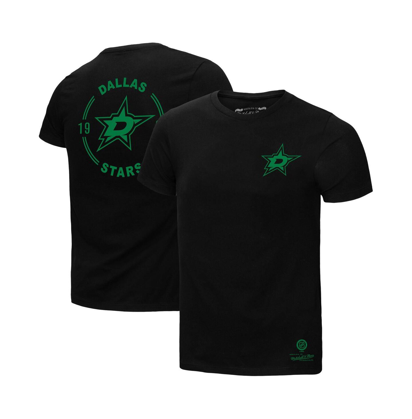 Мужская футболка Mitchell & Ness Black Dallas Stars Penalty Box 2.0 — фото 1