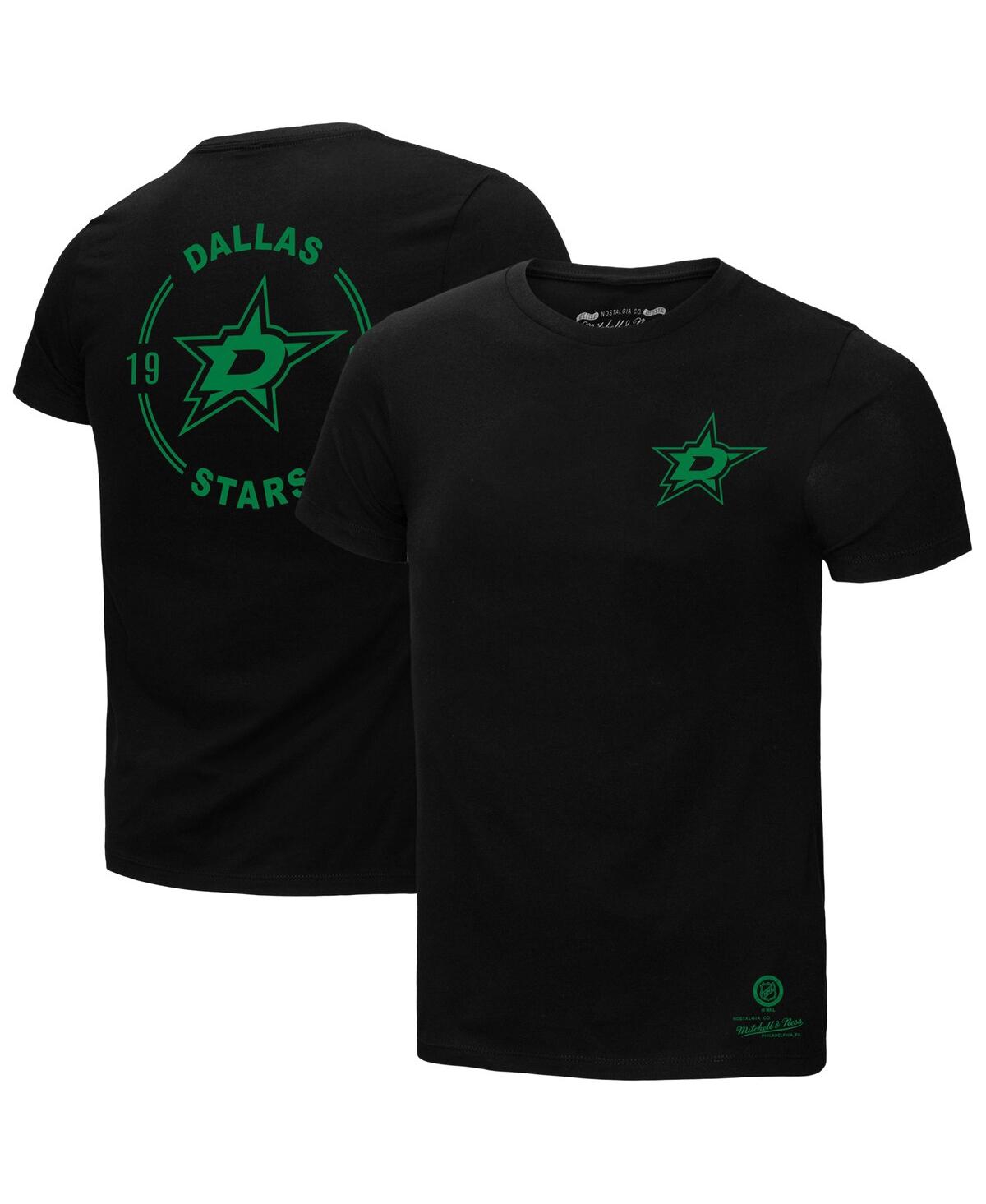 Mitchell & Ness Men's Black Dallas Stars Penalty Box 2.0 T-shirt In Black