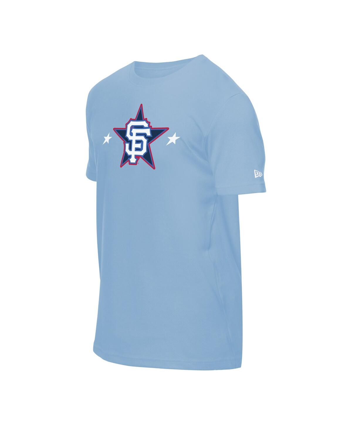 New Era Men's Light Blue San Francisco Giants 2025 Mlb All-star Game Workout T-shirt In Blue