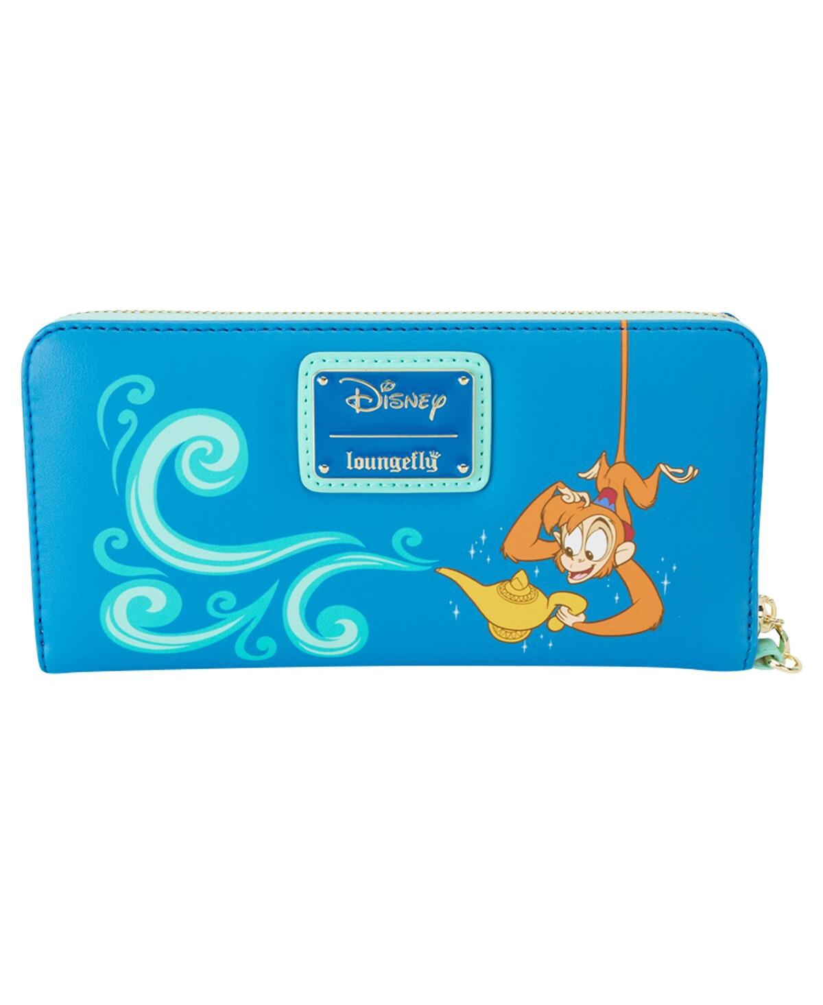 Loungefly Aladdin Lenticular Wristlet In Transparent