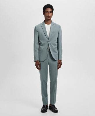 Men's Stretch Fabric Super Slim-Fit Suit Pants