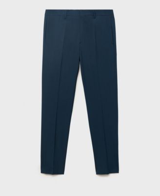 Men's Stretch Fabric Super Slim-Fit Suit Pants