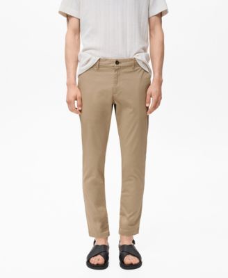 MANGO - Men's Prato Cropped Tapered Chino Pants