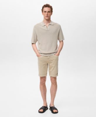 Men's Slim-Fit Denim 11.5" Bermuda Shorts