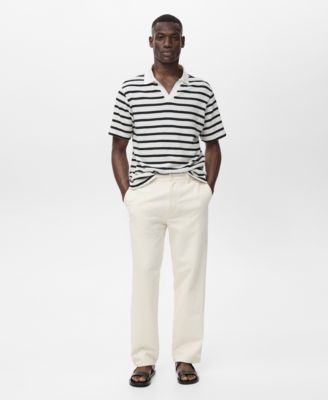 Men's Cotton-Linen Blend Regular-Fit Jeans