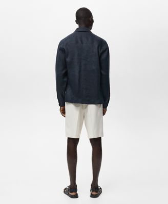 Men's Linen 9.5" Bermuda Shorts