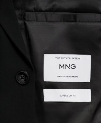 Men's Stretch Fabric Super Slim-Fit Suit Jacket