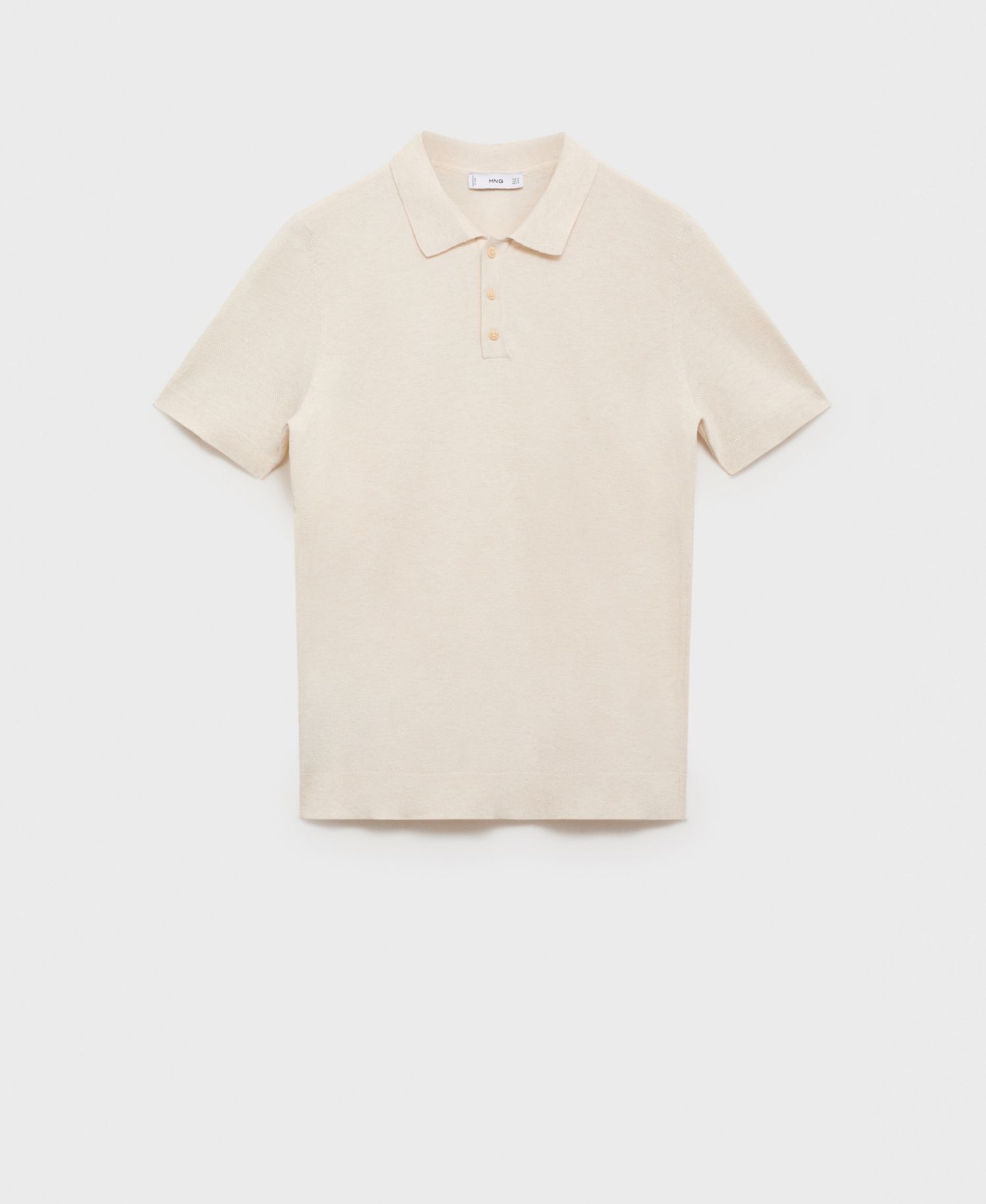 Men's Fine-Knit Cotton Polo Shirt