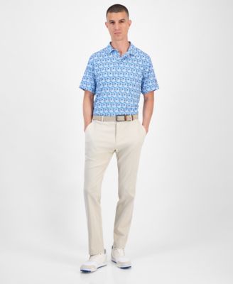 Men's All-Over Geometric Polo Shirt