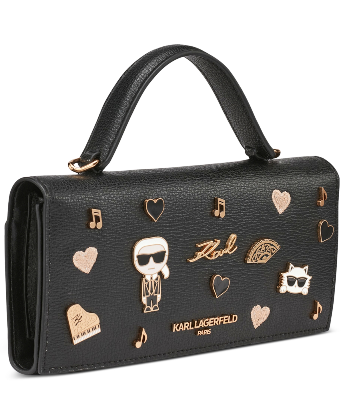 Karl Lagerfeld Jacqueline Small Crossbody Wallet In Multi