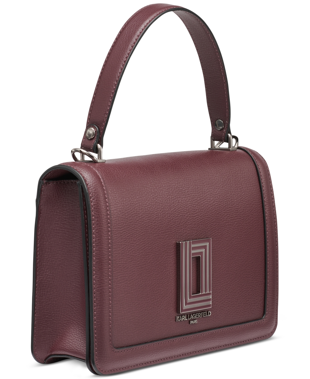 Karl Lagerfeld Simone Flap Crossbody In Brown