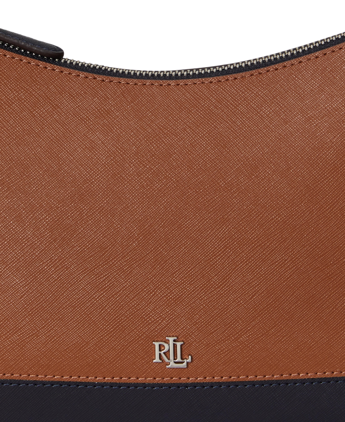 Ralph Lauren Two-tone Leather Small Danni Bag