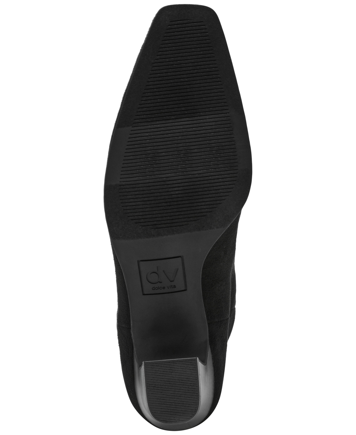 Dv Dolce Vita Women's Stryker Wide-calf Over-the-knee Pull On Heeled Boots In Black