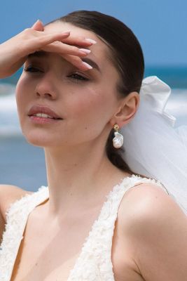 Skyler Freshwater Baroque Pearl Drop Earrings