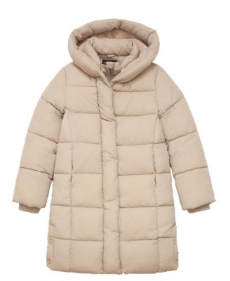 Girls Knee Length Puffer Coat